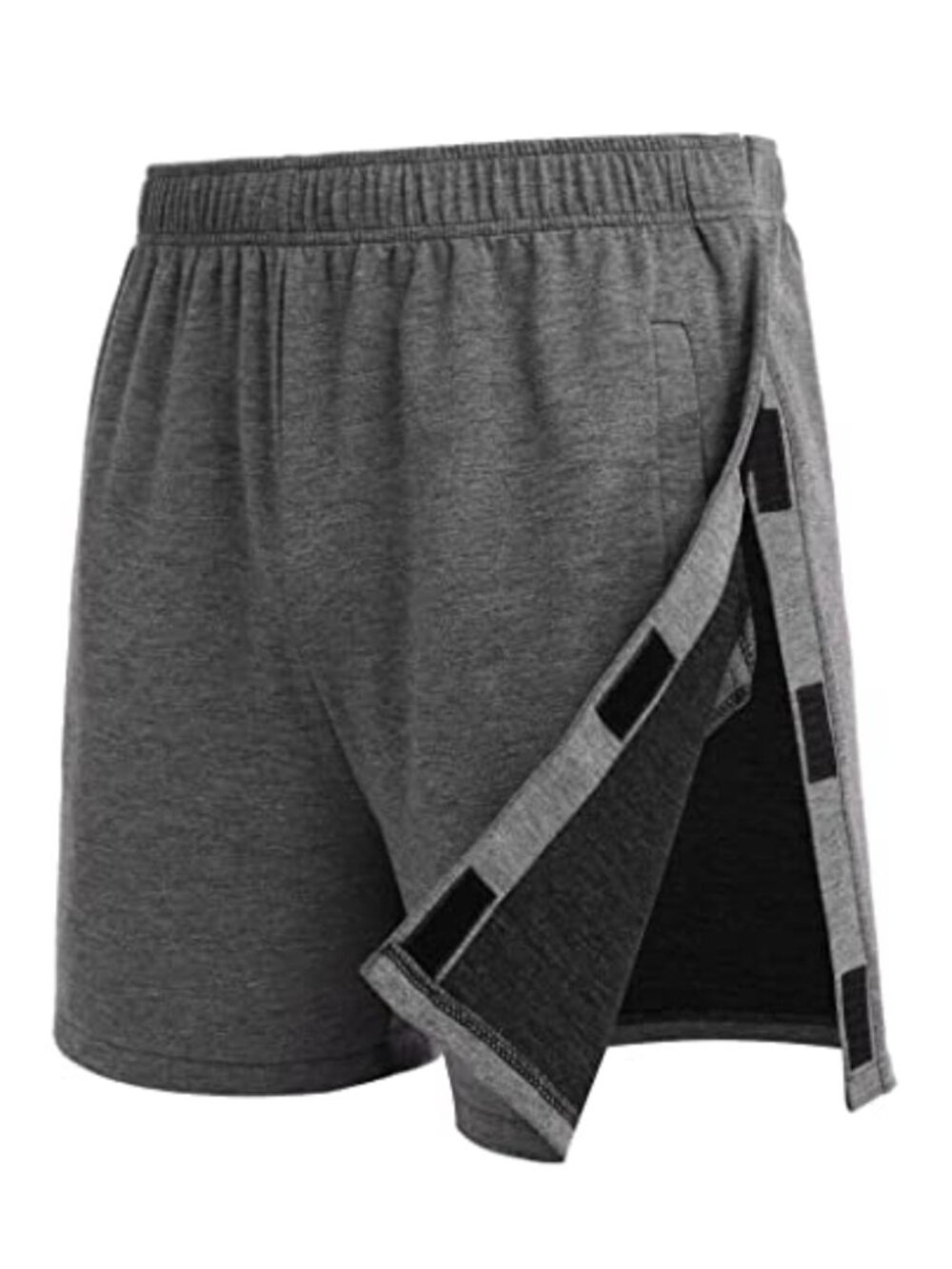 Men's Tear Away Recovery Shorts Athletic Snap Breakaway with Pockets